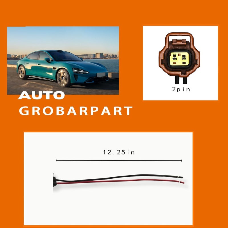 GROBARPART Engine Coolant Temperature Sending Unit Switch Connector Compatible with FORD E-150 E-250 E-350 F-350 E150 E250 E350 F150 F250 F350 SUPER DUTY ESCAPE EXPEDITION RANGER TAURUS THUNDERBIRD - Image 2